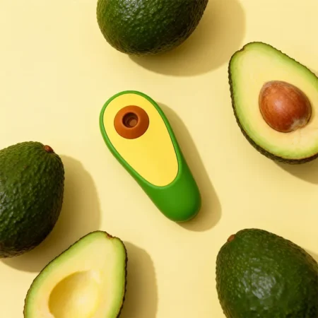 Avocado Shaped Sucking Vibrator