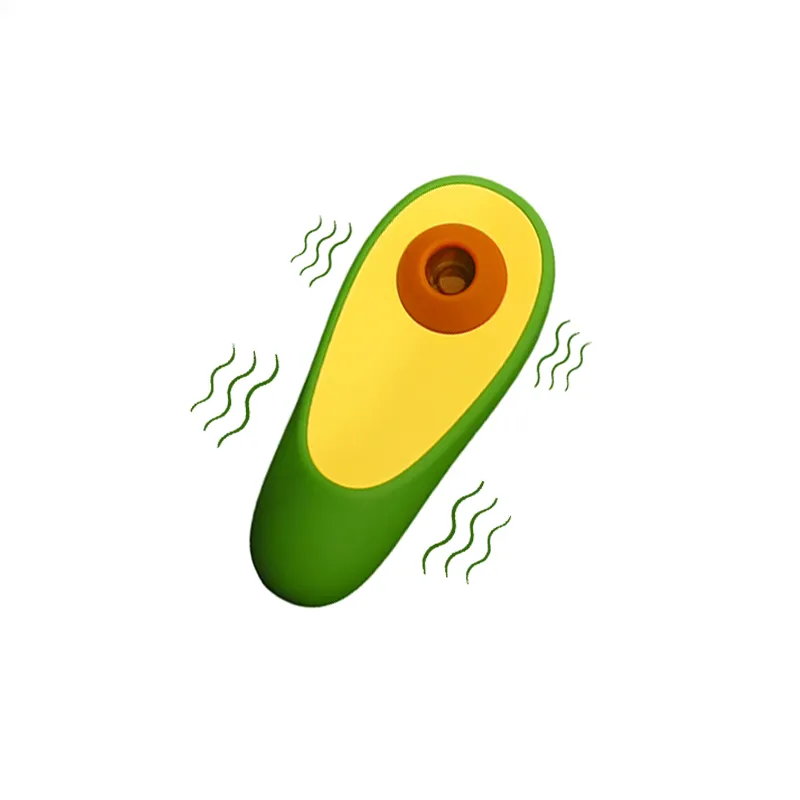 Avocado Shaped Sucking Vibrator