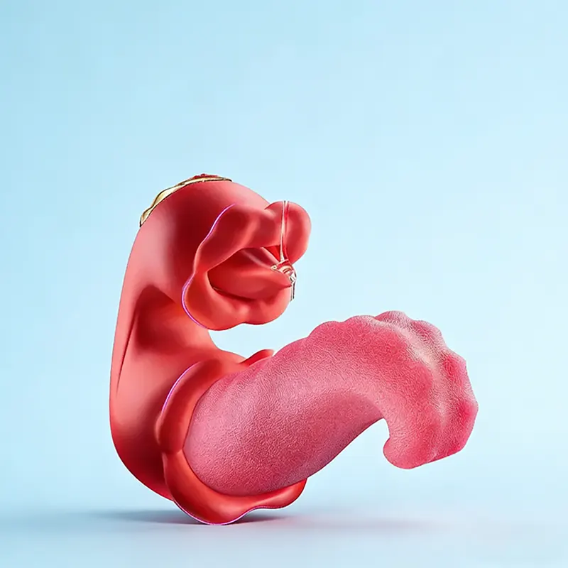 Rose Tongue Kiss Massager