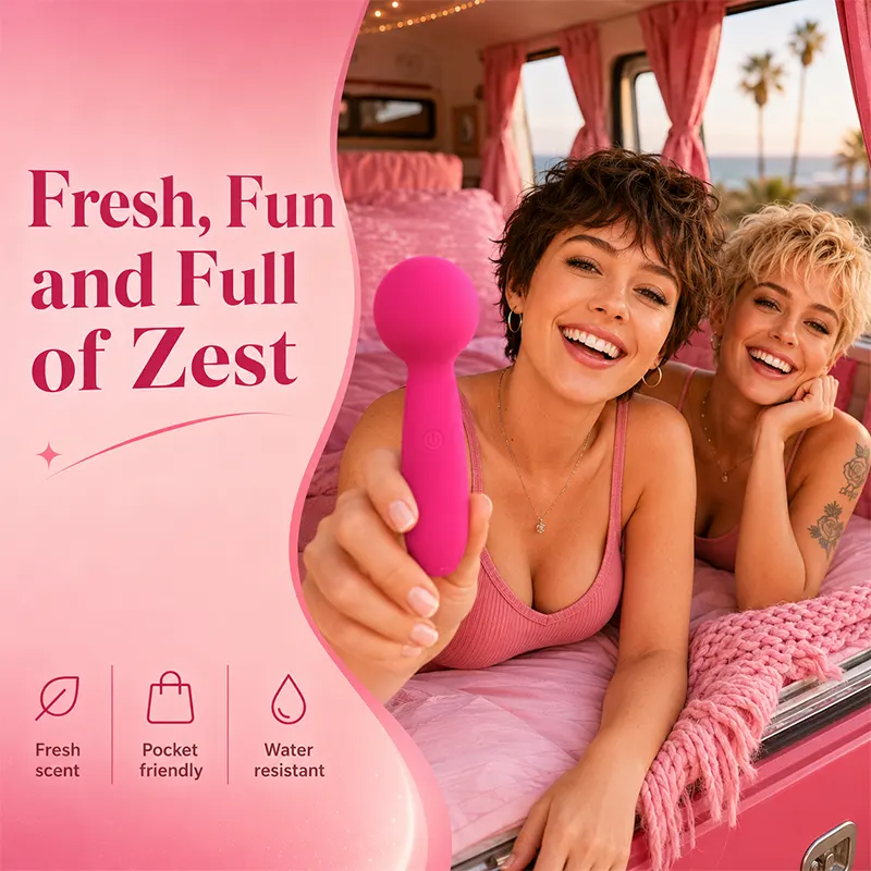 Lollipop Mini Wand Vibrator - Image 2