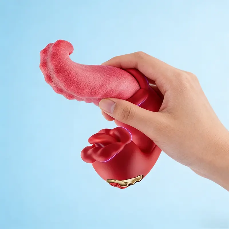 Rose Tongue Kiss Massager - Image 2