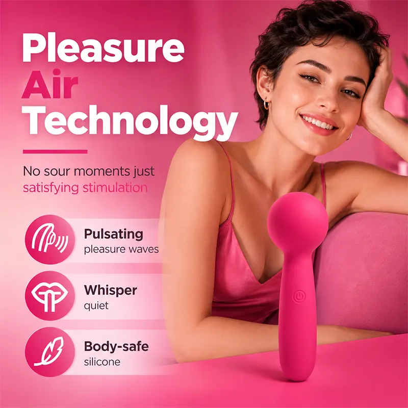 Lollipop Mini Wand Vibrator - Image 3