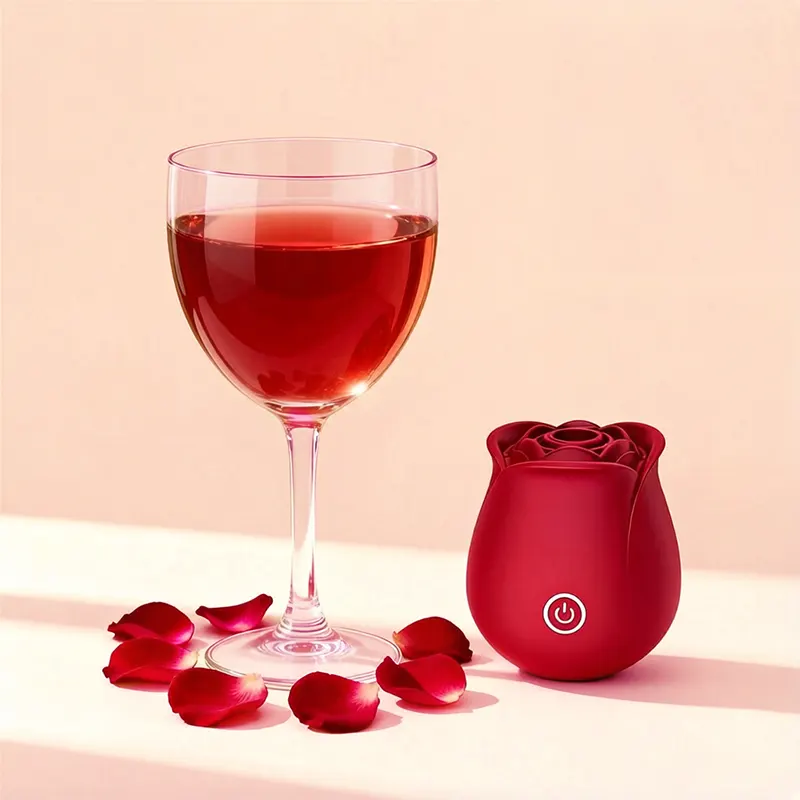 Red Rose Discreet Suction Toy - Image 4